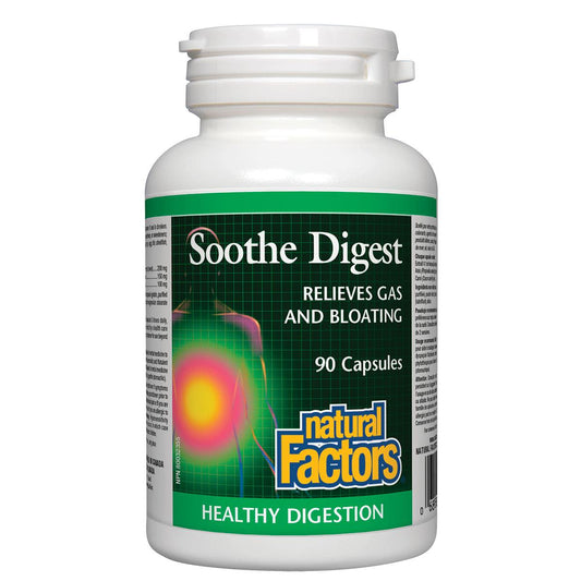 Natural Factors Soothe Digest, 90 Capsules