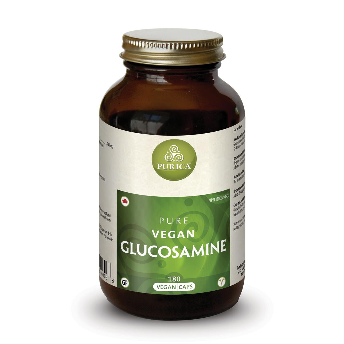 Purica Vegan Glucosamine HCl (180 Veg. Capsules)