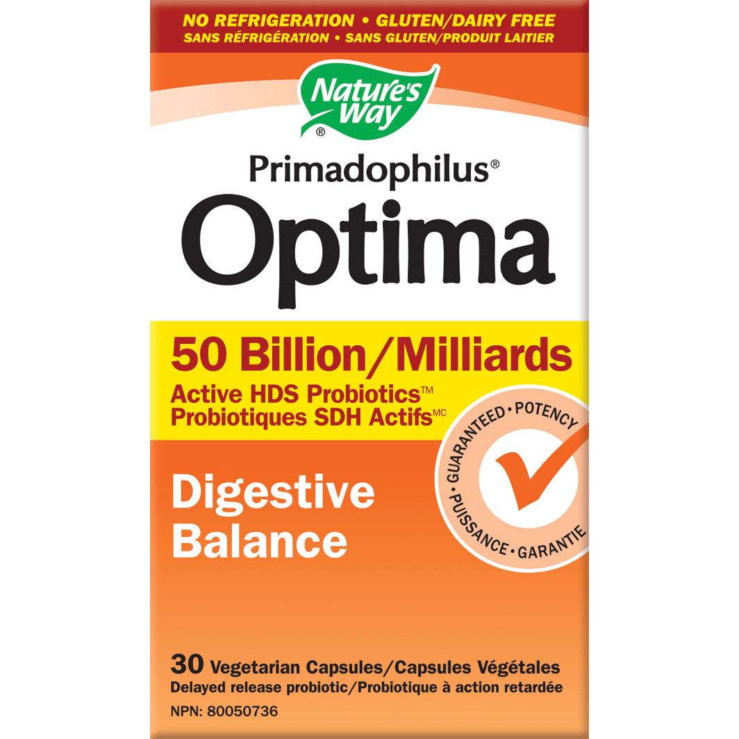 Primadophilus Optima Digest -  50 Bil / 30 Vegetarian Caps