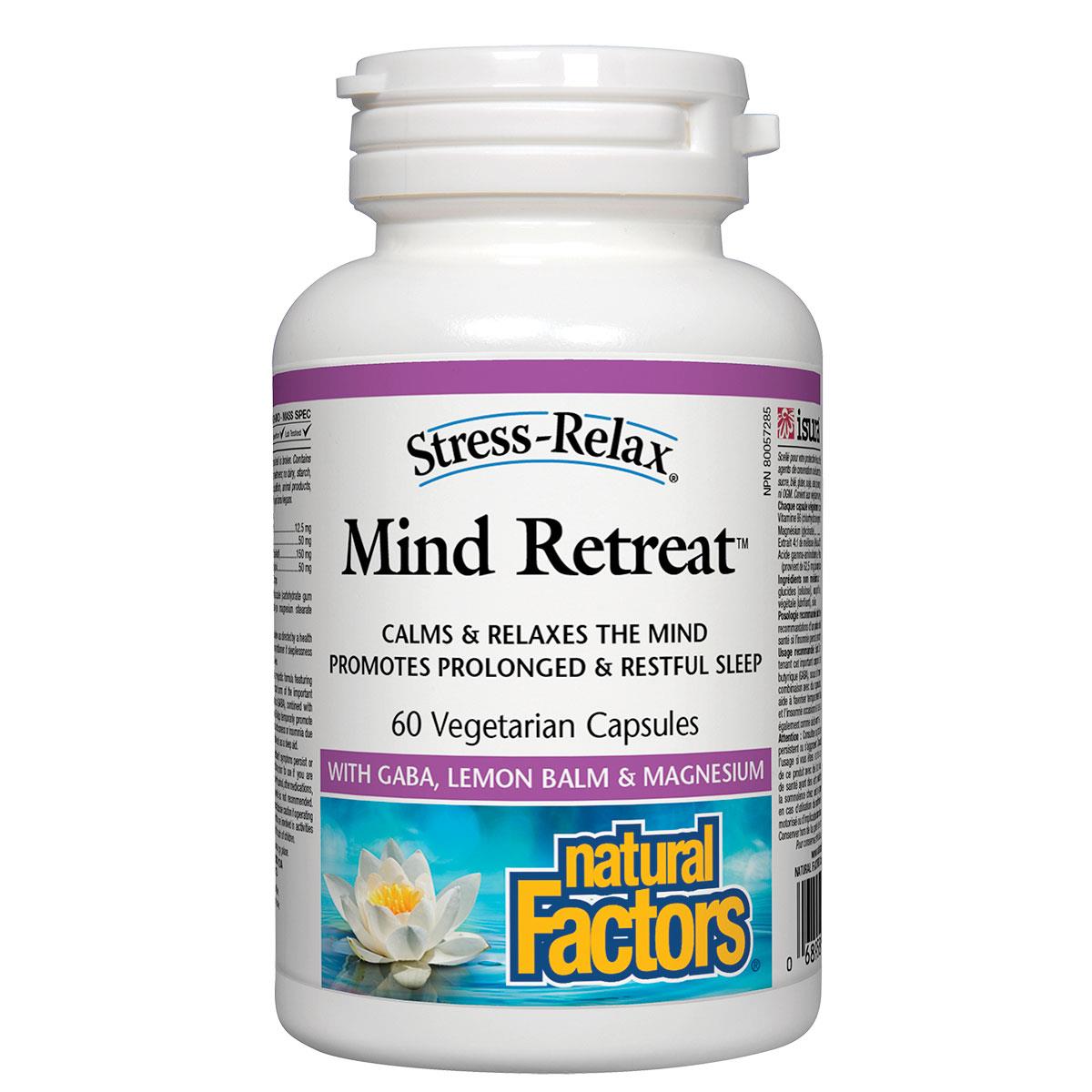Natural Factors Stress Relax - Mind Retreat, 60 VCaps