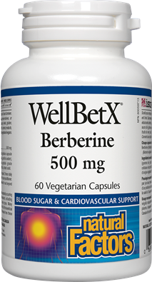WellBetX Berberine, 500mg, 60 Vcaps