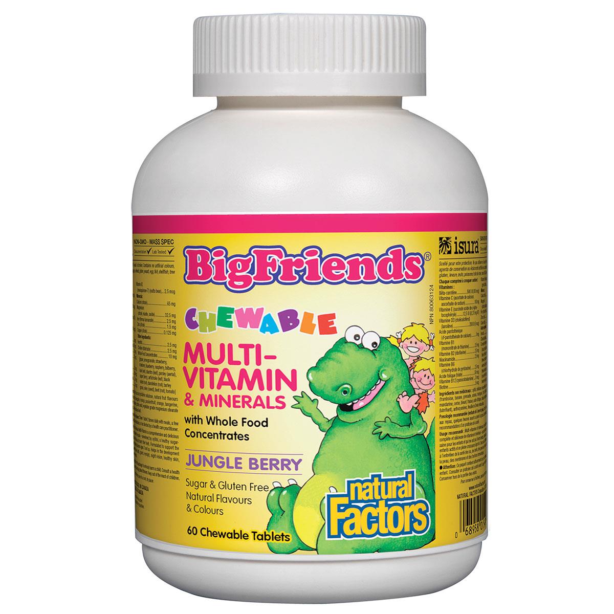 Big Freinds Multi-Vitamin - 60 Chewables (Berry)
