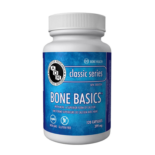 AOR Bone Basics (399 mg / 120 Vegetable Capsules)