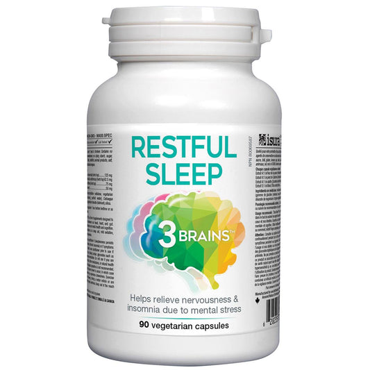 3 Brains Restful Sleep - 90 Vegetarian Capsules
