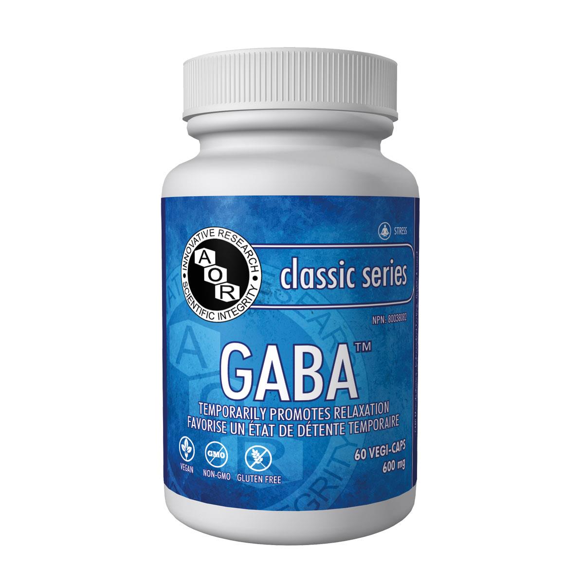AOR Gaba (600 mg / 60 Vegetable Capsules)