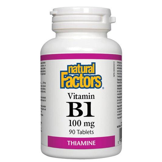 Vitamin B1 Thiamine, 100mg/90 Tabs