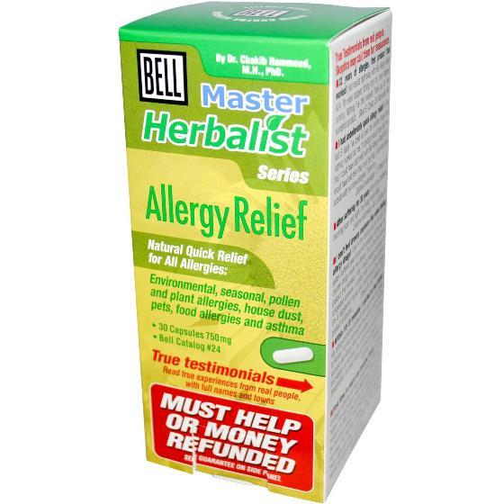 BELL Allergy Relief - 750 mg / 30 Capsules