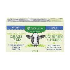 THORNLOE BUTTER GRASS FED SALTED 250G