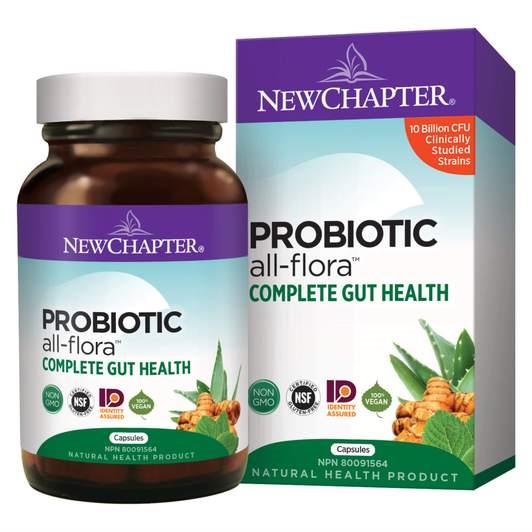 NEW CHAPTER PROBIOTIC ALL-FLORA SHELF STABLE / 60CAPS