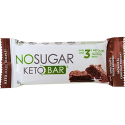 No Sugar Keto Bar Chocolate Fudge Brownie Bars,