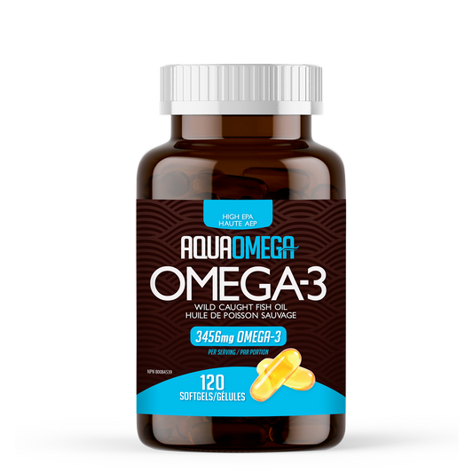 AquaOmega High EPA Omega-3 3456 mg 120 Softgels