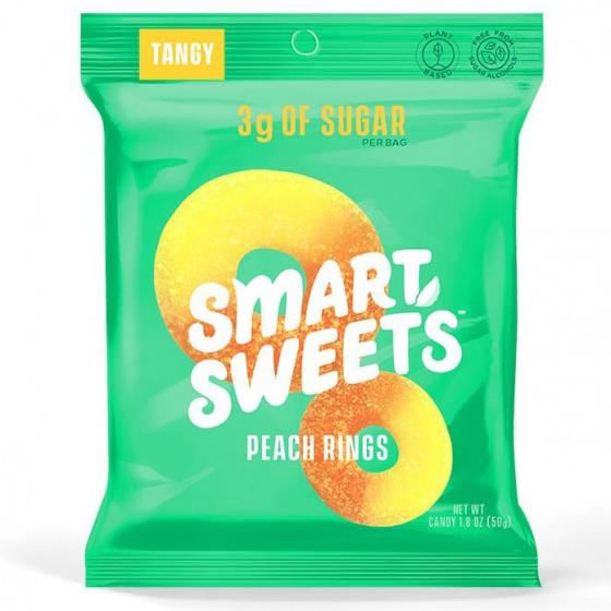 SMARTSWEET PEACH RINGS TANGY