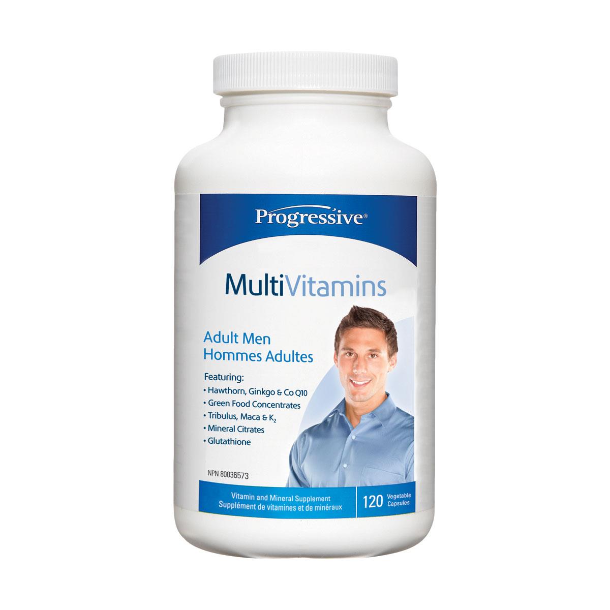 Multi Vitamins Adult Men - 120 vegetarian caps