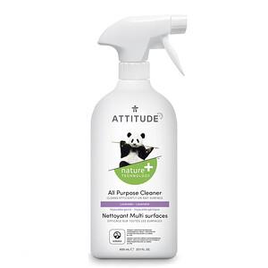 ATTITUDE CLEANER/DISINFECTANT THYME LAVENDER 800ml