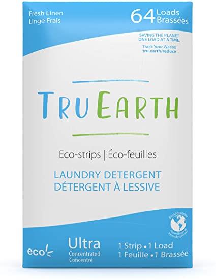 TRU EARTH LAUNDRY STRIPS LINEN 64 STRIPS