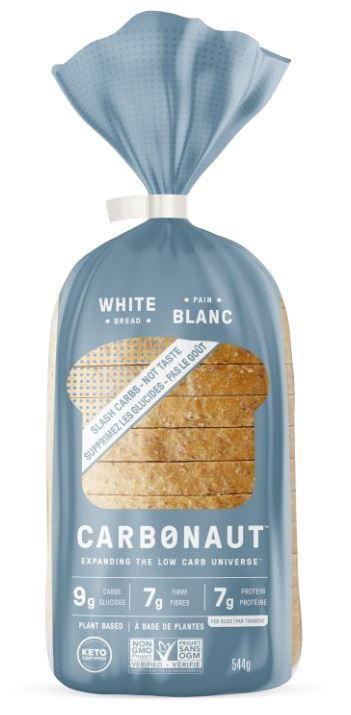 CARBONAUT BREAD WHITE 544G