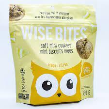 WISE BITES COOKIES LEMON MINI 150G