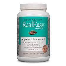 NATURAL FACTORS REAL EASY MEAL REPLACEMENT  CHOC / 855G