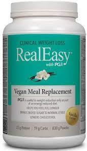 NATURAL FACTORS REAL EASY MEAL REPLACEMENT  VANILLA / 830G