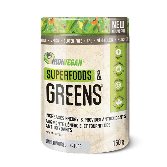 IRON VEGAN SUPERFOODS&GREENS  UNFLAVORED /150G