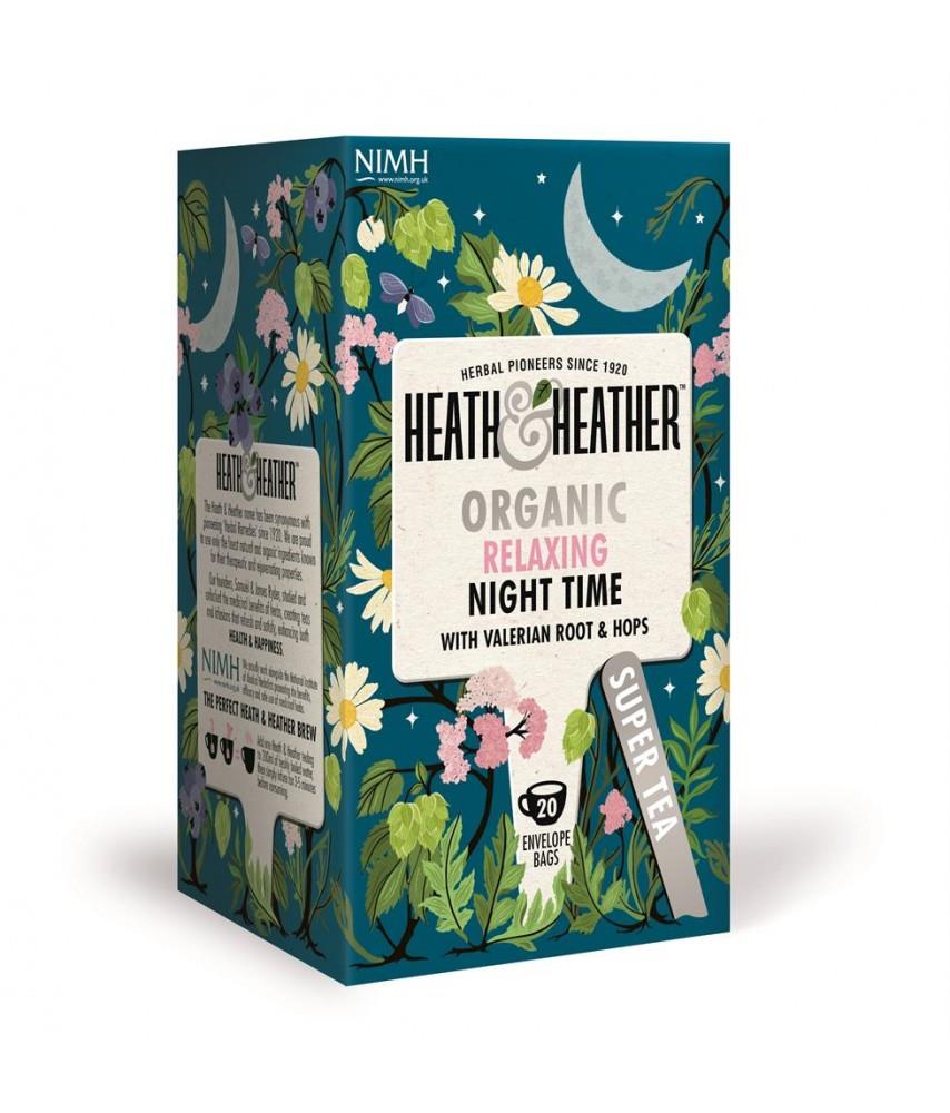 HEALTH & HEATHER TEA NIGHT TIME ORG 20TBAGS