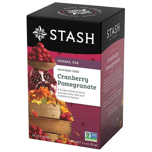 STASH TEA CRANBERRY/POM 18T BAGS