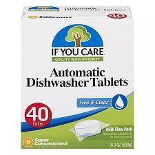 IF YOU CARE DISHWASHER TABS FF 40TABS