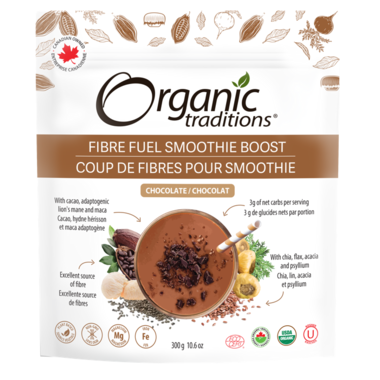 ORGANIC TRADITIONS SMOOTHIE BOOST CHOCOLATE 300G