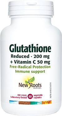 NEW ROOTS GLUTATHIONE + VITAMIN C 200MG/30VCAPS