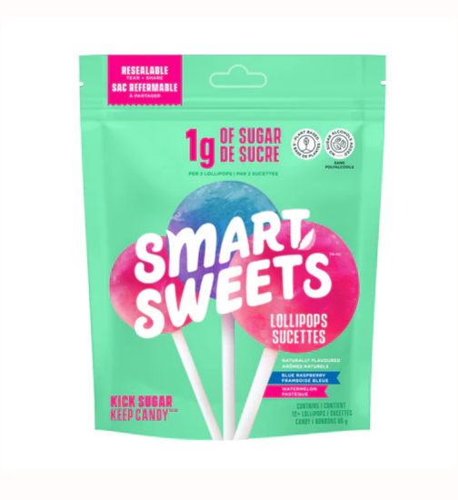 SMART SWEETS LOLLIPOPS  ASSORTED / 86G