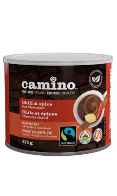 CAMINO HOT CHOCOLATE CHILI & SPICE 275G