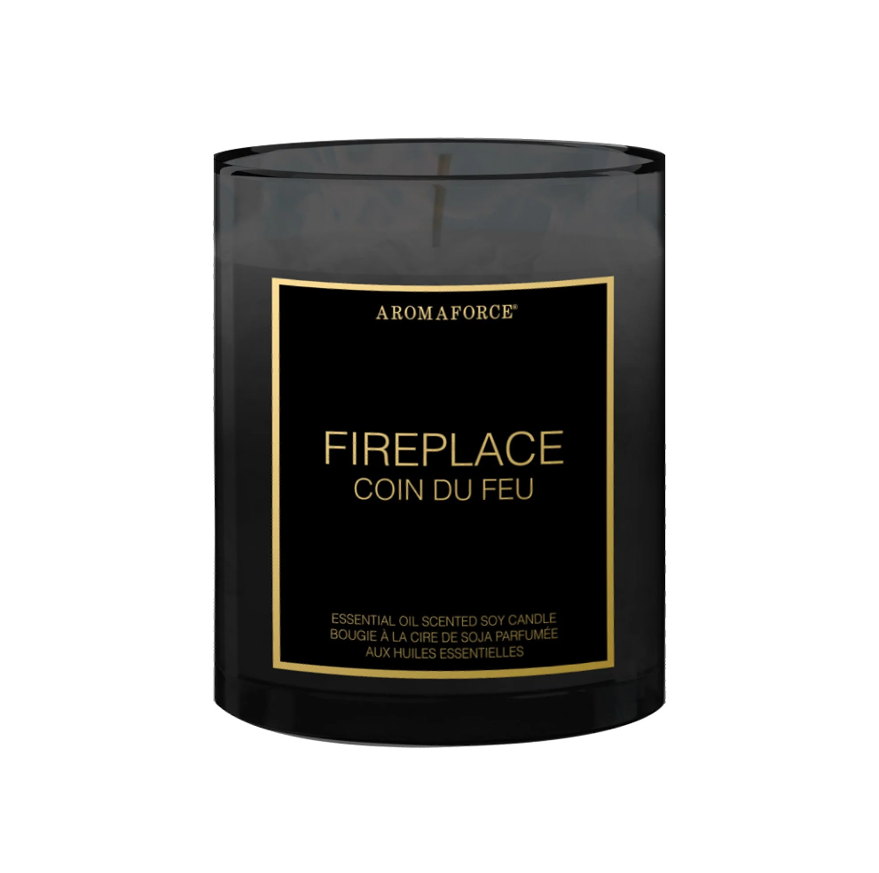 AROMAFORCE SOY CANDLE FIREPLAC EACH