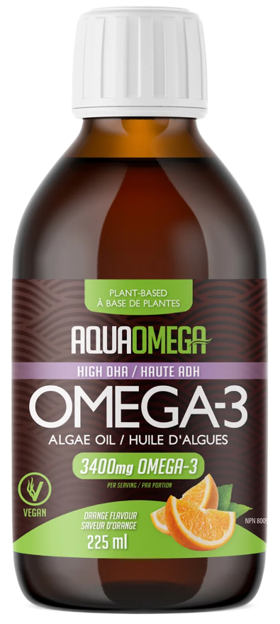 AQUA OMEGA OMEGA -3 VEGAN 225ML / ORANGE