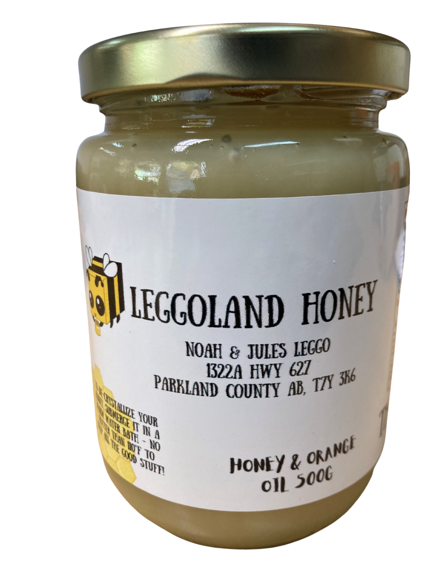 LEGGOLAND HONEY RAW CREAMED ORANGE/500G