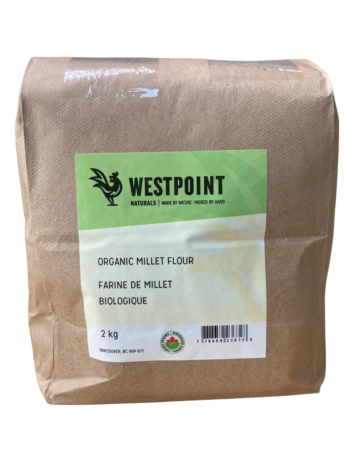 WN FLOUR MILLET 2kg organic