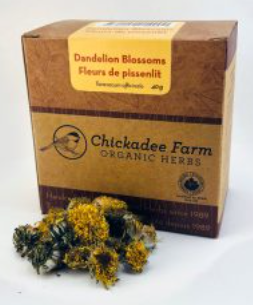 Chickadee Farm Organic Dandelion Blossom Tea, 40g