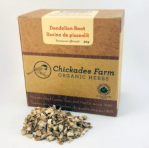 Chickadee Farm Organic Dandelion Root Tea, 50g