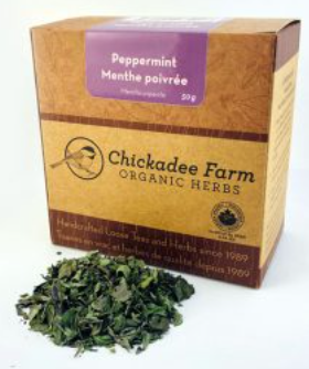Chickadee Farm Organic Peppermint Tea, 50g