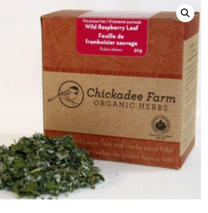 Chickadee Farm Wild Raspberry Leaf Organic Tea - 50g 