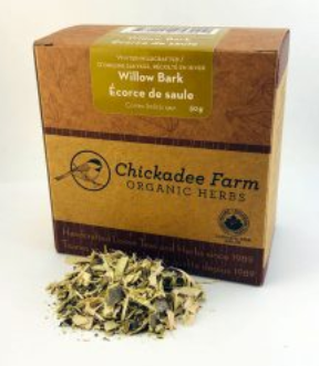 Chickadee Farm Organic Willow Bark Tea, 50g