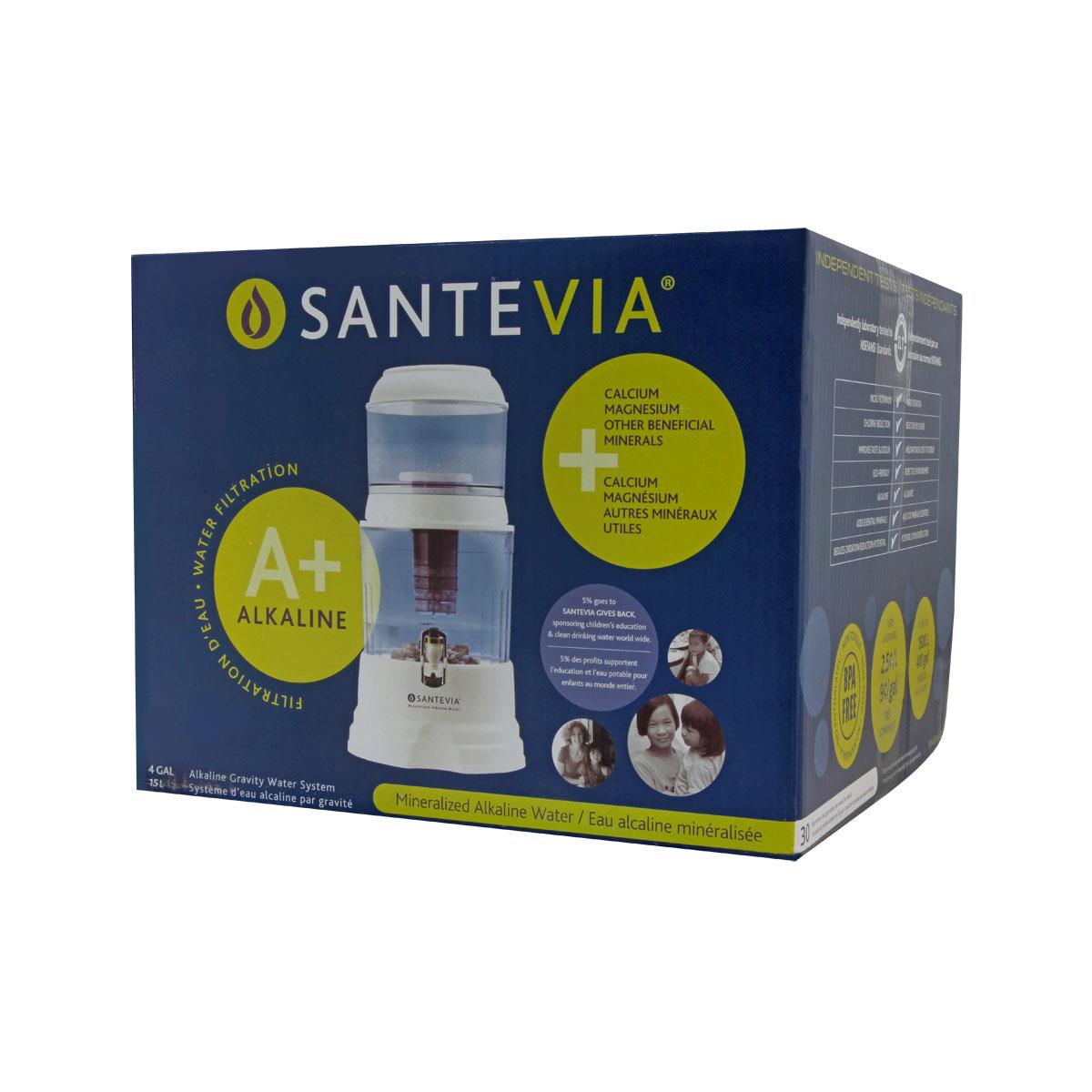 Santevia Gravity Filtration System - 15L Countertop Model Box