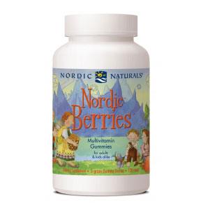 Nordic Naturals Nordic Berries - 120 Gummy Bears - Homegrown Foods, Stony Plain