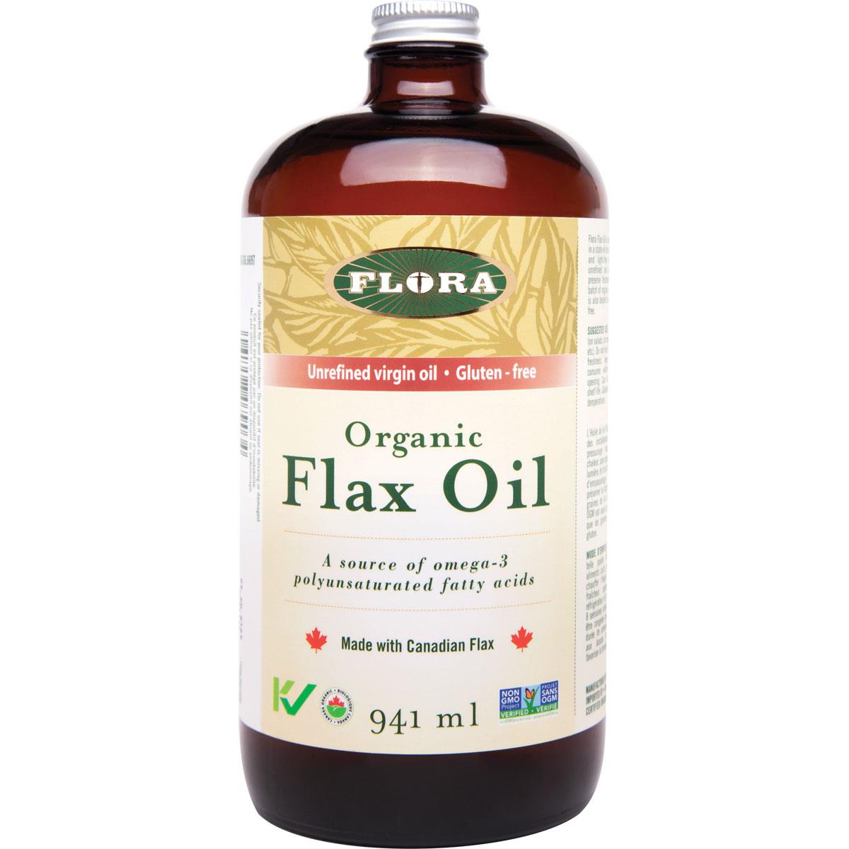 Flax Oil Unrefined Organic - 941ml