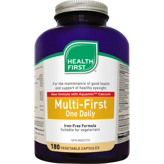 Health First Multi-First (Iron Free Formula) - 180 VCaps - Homegrown Foods, Stony Plain
