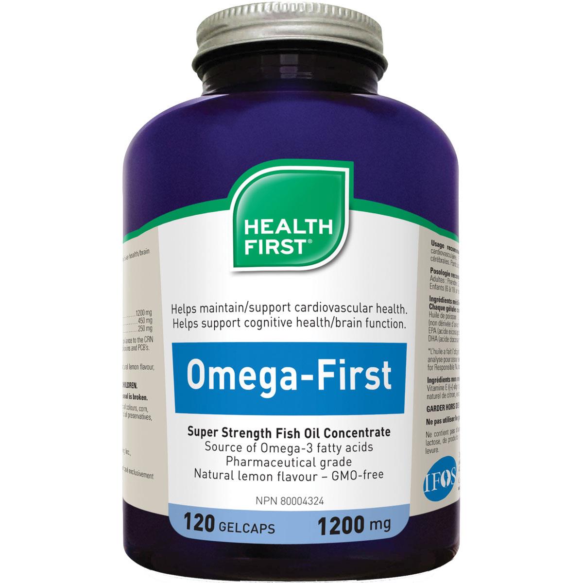 Health First Omega First, 1200mg - Homegrown Foods, Stony Plain