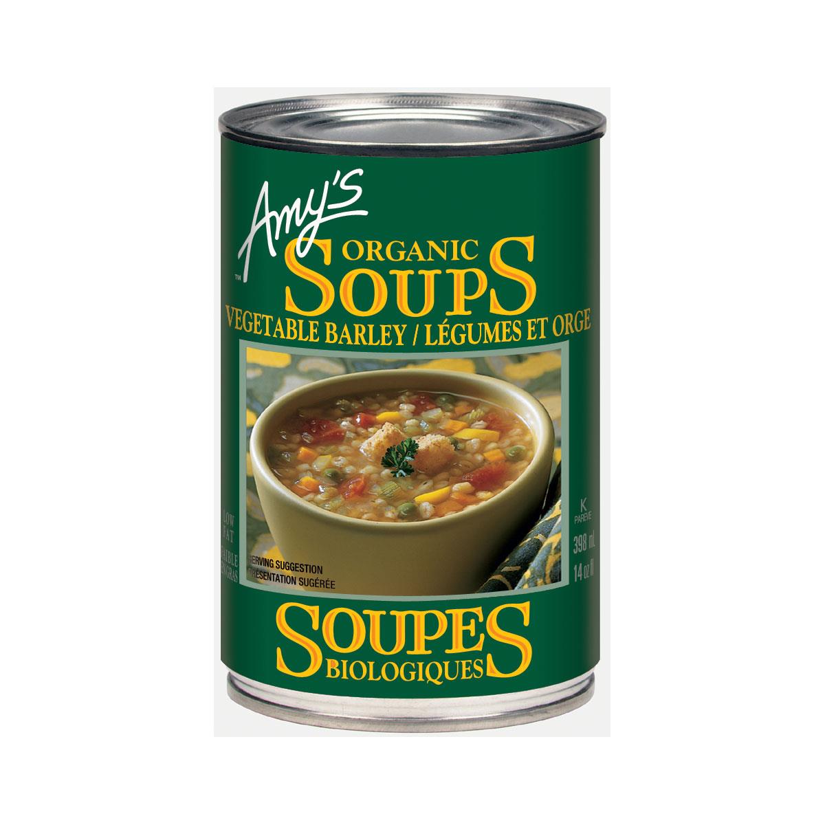 Amy's Vegetable Barley Soup - 398 mL