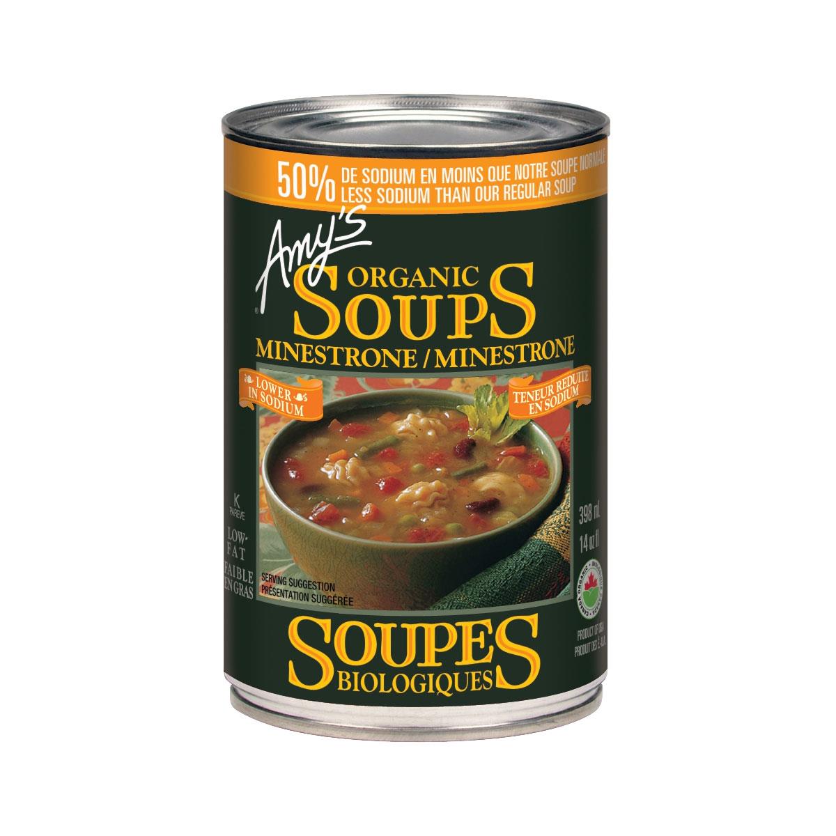 Amy's Minestrone Soup (Low Sodium) - 398 mL