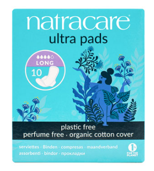 NATRACARE PADS LONG ULTRA 10 PACK