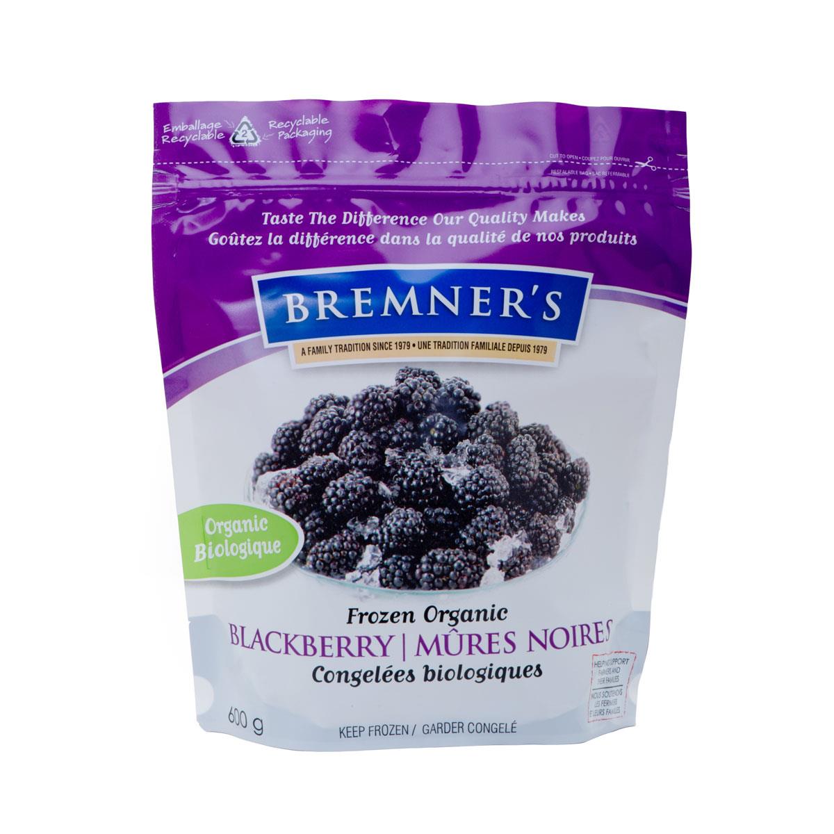 Bremner's Organic Blackberries - 600 g