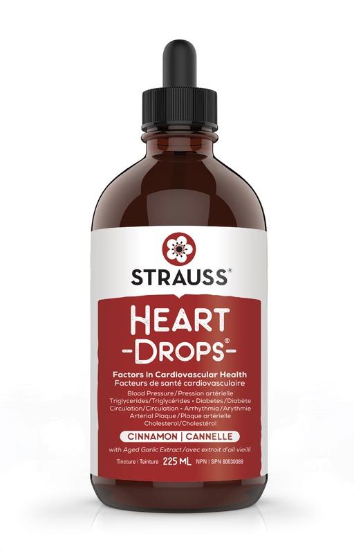 STRAUSS HERB COMPANY HEART DROPS , 100ML